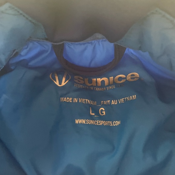 Sunice Hamilton Hybrid Climaloft Lightweight Thermal Stretch Blue Jacket  Large - Picture 2 of 11